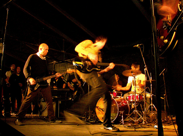 High Tension Wires at FunFunFun Fest 2008, photo by Matthew Juarez